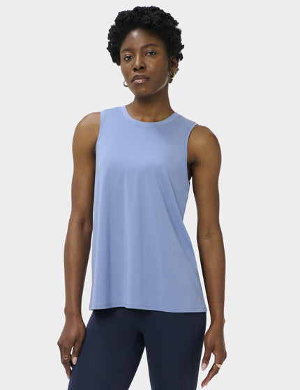 Sweaty Betty Soft Flow Studio Open Back Tank Top - Faded Blueimages1- The Sports Edit
