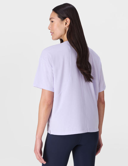 Sweaty Betty Soft Flow Studio T-Shirt - Heather Purpleimages2- The Sports Edit