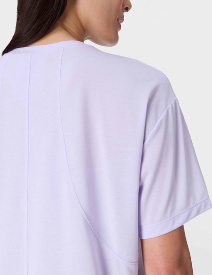 Sweaty Betty Soft Flow Studio T-Shirt - Heather Purpleimages3- The Sports Edit