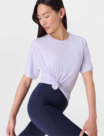 Sweaty Betty Soft Flow Studio T-Shirt - Heather Purpleimages5- The Sports Edit