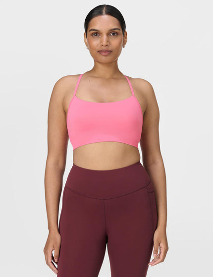 Sweaty Betty Spirit Restored Yoga Bra - Lollipop Pinkimages1- The Sports Edit
