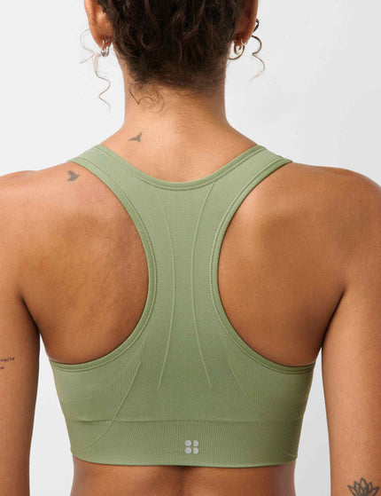 Sweaty Betty Stamina Seamless Sports Bra - Bracken Greenimages3- The Sports Edit