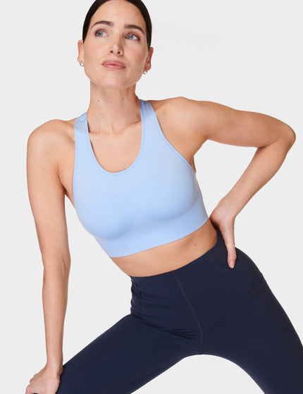 Sweaty Betty Stamina Seamless Sports Bra - Breeze Blueimages5- The Sports Edit