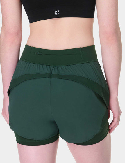 Sweaty Betty Tempo Run Shorts - Cedar Greenimages4- The Sports Edit