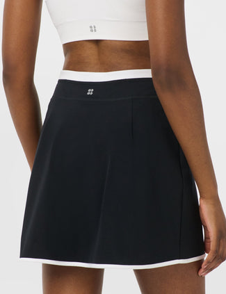Tennis Skort - Black/White