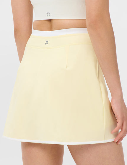 Sweaty Betty Tennis Skort - Butterscotch Yellow/Whiteimages2- The Sports Edit
