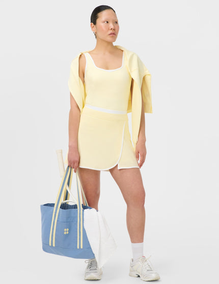 Sweaty Betty Tennis Skort - Butterscotch Yellow/Whiteimages5- The Sports Edit