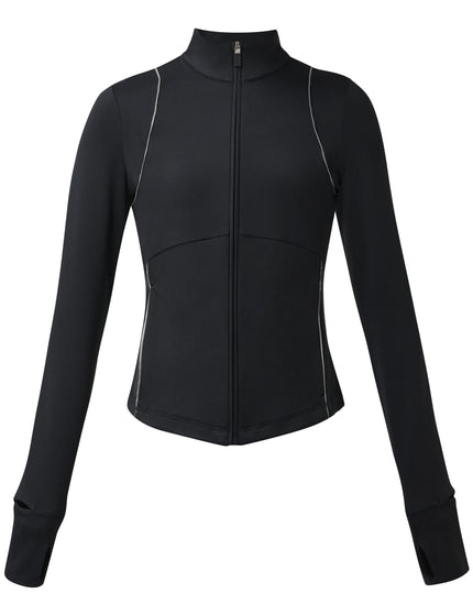 Sweaty Betty Therma Run Reflective Zip Up - Blackimages8- The Sports Edit