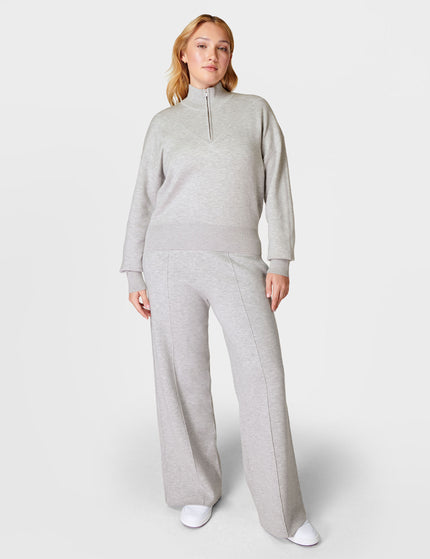 Sweaty Betty Timeless Track Top - Light Grey Marlimages4- The Sports Edit