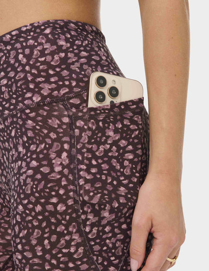 Sweaty Betty Ultimate Studio 7/8 Leggings - Brown Soft Dot Printimages4- The Sports Edit