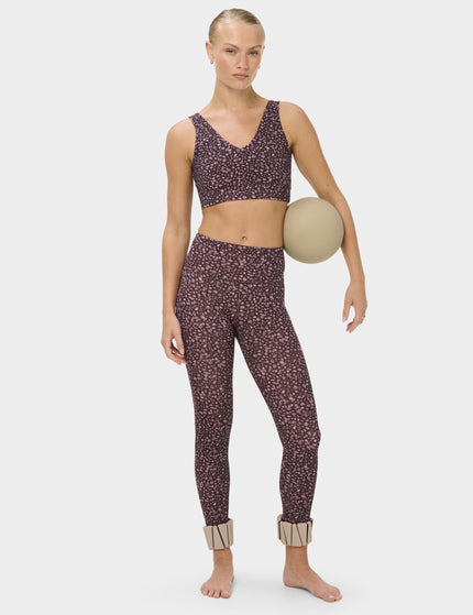 Sweaty Betty Ultimate Studio 7/8 Leggings - Brown Soft Dot Printimages6- The Sports Edit