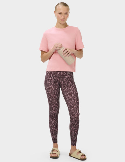 Sweaty Betty Ultimate Studio 7/8 Leggings - Brown Soft Dot Printimages7- The Sports Edit