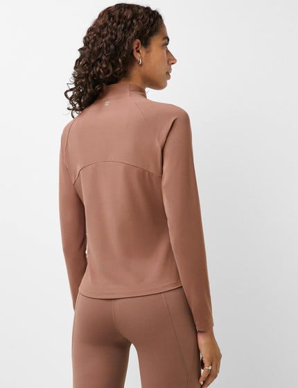 Sweaty Betty Ultimate Studio Zip Up - Chestnut Brownimages2- The Sports Edit