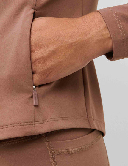 Sweaty Betty Ultimate Studio Zip Up - Chestnut Brownimages4- The Sports Edit