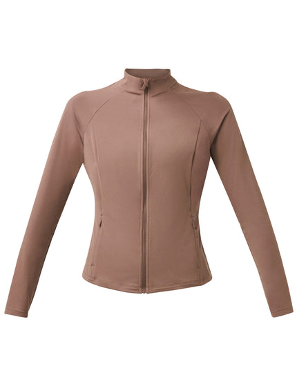 Sweaty Betty Ultimate Studio Zip Up - Chestnut Brownimages6- The Sports Edit