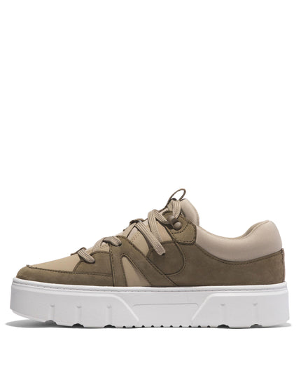 Timberland Laurel Court Lace-Up Low Trainer - Oliveimages2- The Sports Edit