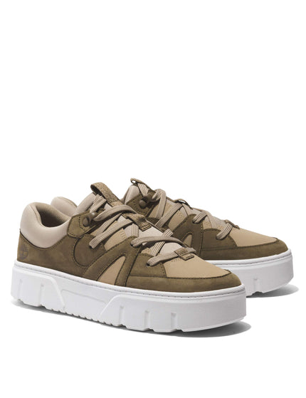 Timberland Laurel Court Lace-Up Low Trainer - Oliveimages5- The Sports Edit