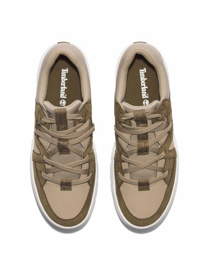 Timberland Laurel Court Lace-Up Low Trainer - Oliveimages3- The Sports Edit