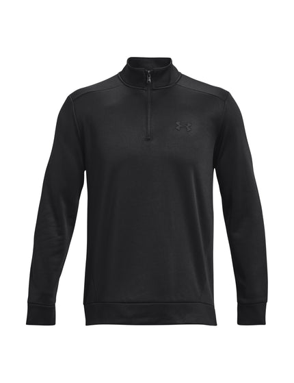 Under Armour Armour Fleece 1/4 Zip - Black/Blackimages4- The Sports Edit