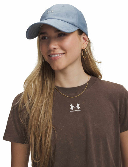 Under Armour Blitzing Low Adjustable Hat - Blue Wind/Blue Fogimages3- The Sports Edit
