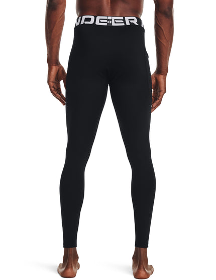 Under Armour ColdGear Armour Leggings - Black/Whiteimages2- The Sports Edit