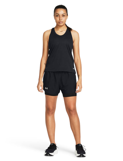 Under Armour Fly-By 2-in-1 Shorts - Black/Reflectiveimages4- The Sports Edit