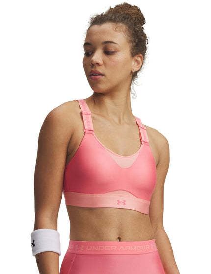 Under Armour Infinity 2.0 High Support Sports Bra - Bittersweet Pink/Posh Pinkimages1- The Sports Edit