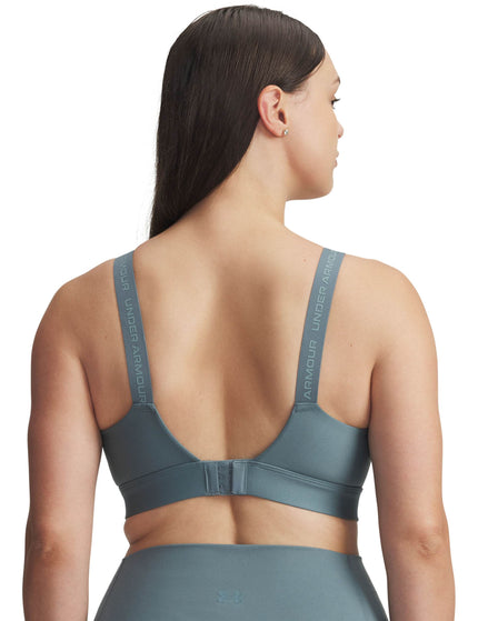 Under Armour Infinity 2.0 High Sports Bra - Jasper Blue/Serpentineimages2- The Sports Edit