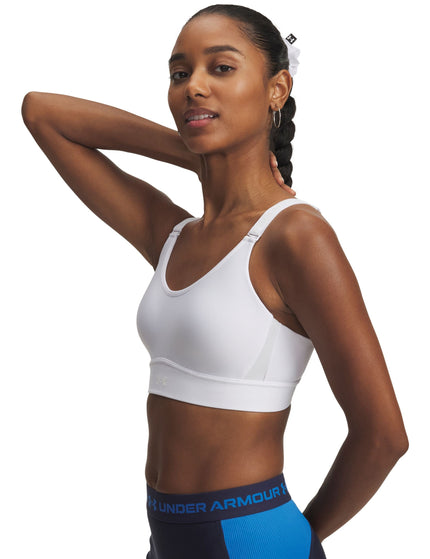 Under Armour Infinity 2.0 Mid Sports Bra - Whiteimages2- The Sports Edit