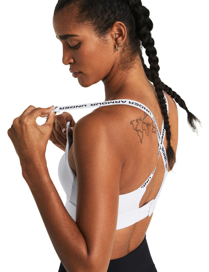 Under Armour Infinity 2.0 Mid Sports Bra - White/Blackimages3- The Sports Edit