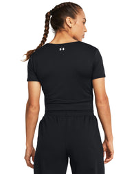 Under Armour, Motion Crossover Crop Tee - Teal