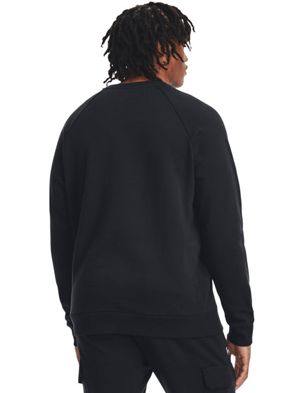 Under Armour Rival Fleece Crew - Black/Whiteimages2- The Sports Edit