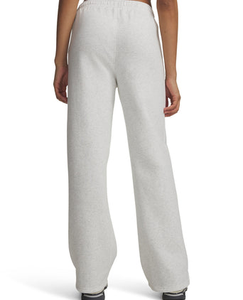 Rival Fleece Straight Leg Pants - Distant Grey Light Heather/White