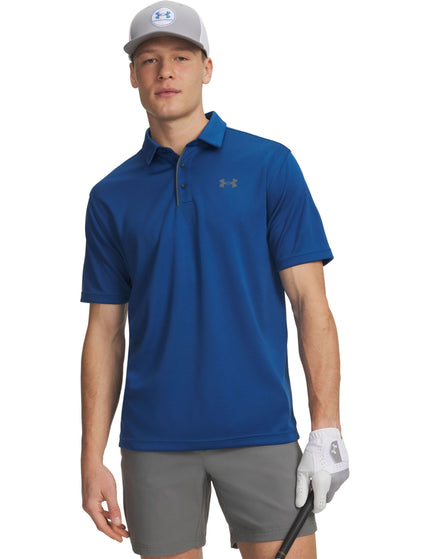 Under Armour Tech Polo - Varsity Blue/Pitch Greyimages1- The Sports Edit