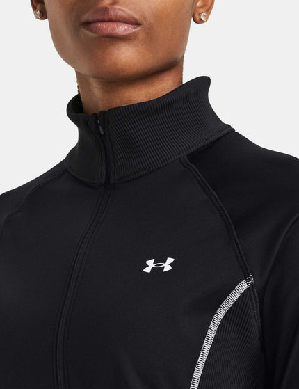 Under Armour Train Cold Weather 1/2 Zip - Black/Whiteimages3- The Sports Edit