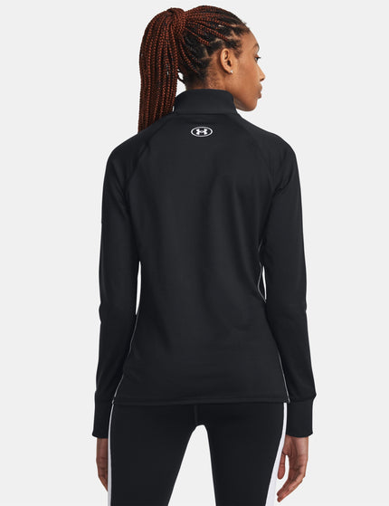 Under Armour Train Cold Weather 1/2 Zip - Black/Whiteimages2- The Sports Edit