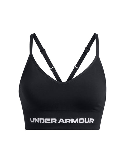 Under Armour Vanish Seamless Low Light Support Sports Bra - Black/Whiteimages6- The Sports Edit