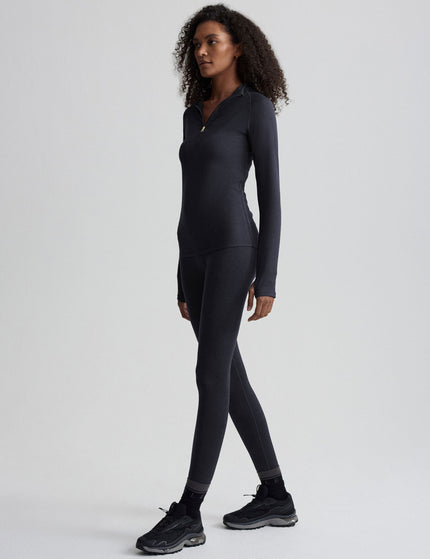 Varley Always Warm Half-Zip Base Layer Top - Black Marlimages5- The Sports Edit