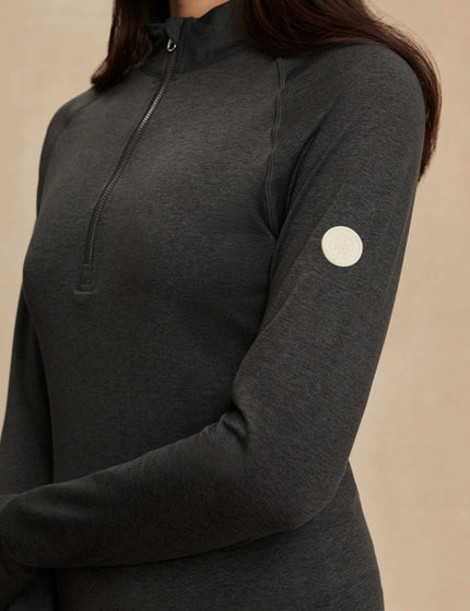 Varley Always Warm Half-Zip Base Layer Top - Black Marlimages4- The Sports Edit