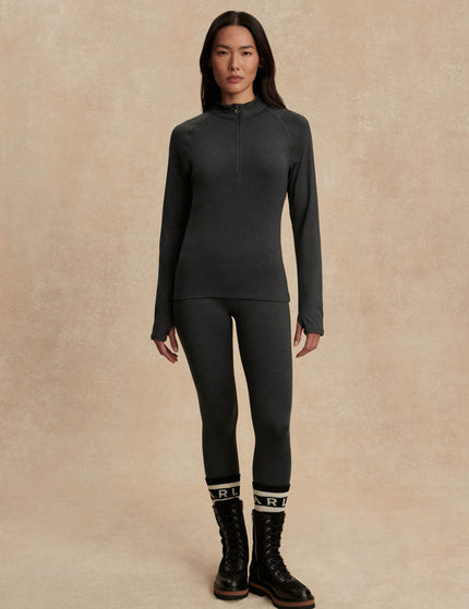 Varley Always Warm Half-Zip Base Layer Top - Black Marlimages6- The Sports Edit