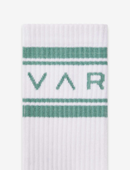 Varley Astley Active Sock - White/Cool Sageimages2- The Sports Edit