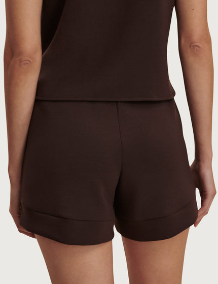Varley Atrium High Waisted Short 4.5" - Coffee Beanimages2- The Sports Edit