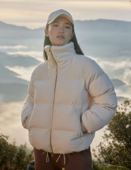 Varley Brackley Cord Puffer Jacket - Birchimages1- The Sports Edit