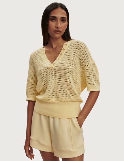 Varley Callie Knit Top - Anise Flowerimages1- The Sports Edit
