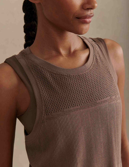 Varley Dayna Seamless Tank - Coffee Quartzimages3- The Sports Edit