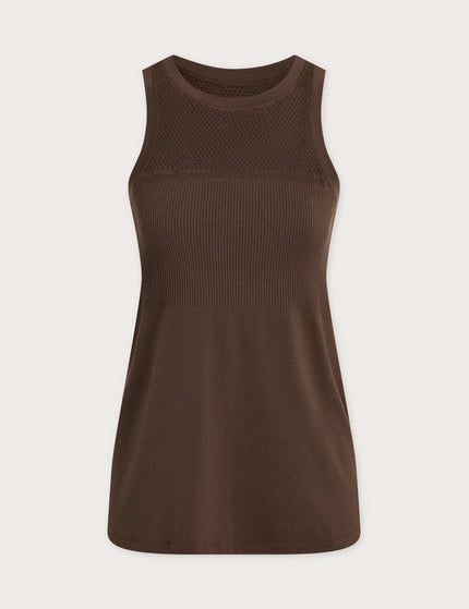 Varley Dayna Seamless Tank - Coffee Quartzimages6- The Sports Edit