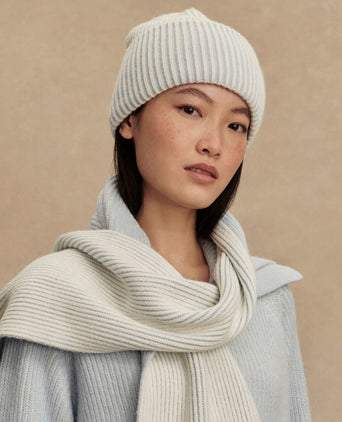 Dionne Plated Beanie - Mist Blue