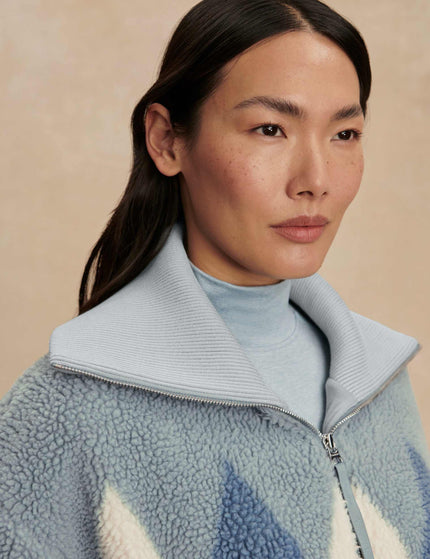 Varley Franca Sherpa Jacket - Ashley Blueimages3- The Sports Edit