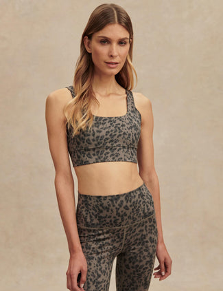 FreeSoft Cori Bra - Brown Contrast Cheetah