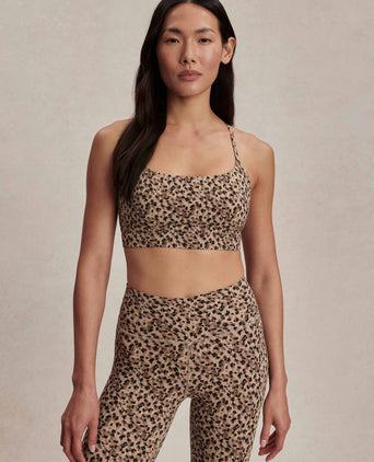 FreeSoft Harley Bralette - Coffee Quartz Cheetah
